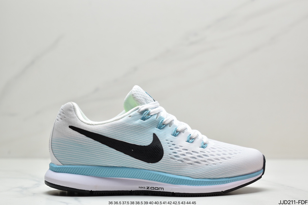 130 真标登月Zoom Pegasus 34代跑鞋 黑白配色 880555