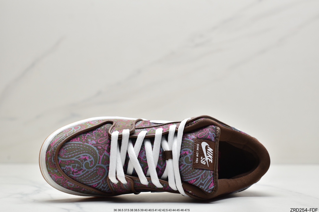 Nike SB Dunk Low Pro ”Paisley Brown” Brown and White Cashew DH7534-200