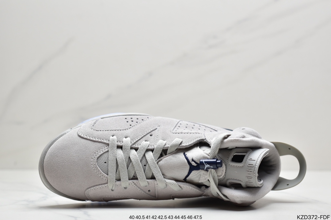 Nike Air Jordan 6 Retro ”University Blue/UNC” Jordan AJ6 generation retro casual culture basketball shoes CT8529