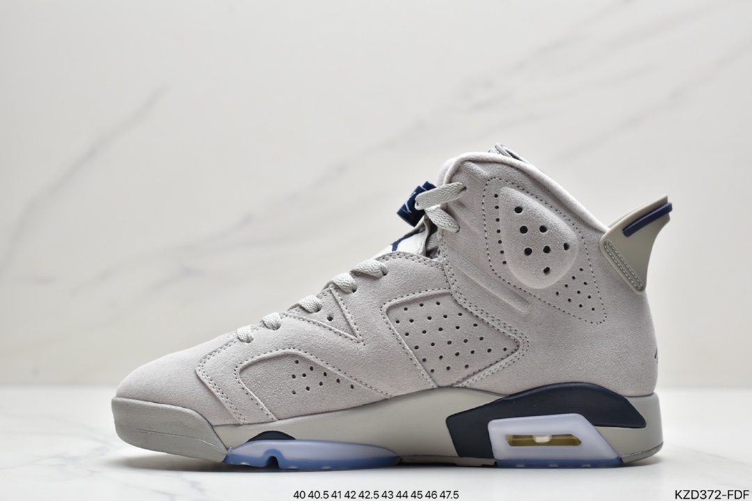 Nike Air Jordan 6 Retro ”University Blue/UNC” Jordan AJ6 generation retro casual culture basketball shoes CT8529
