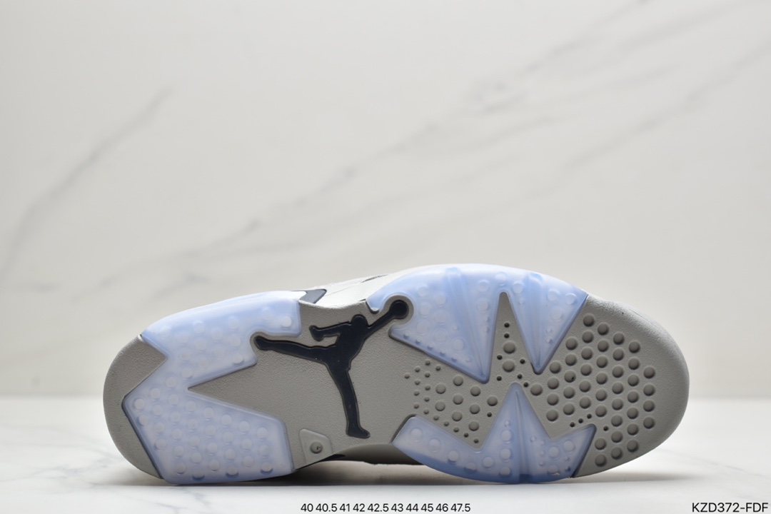 Nike Air Jordan 6 Retro ”University Blue/UNC” Jordan AJ6 generation retro casual culture basketball shoes CT8529