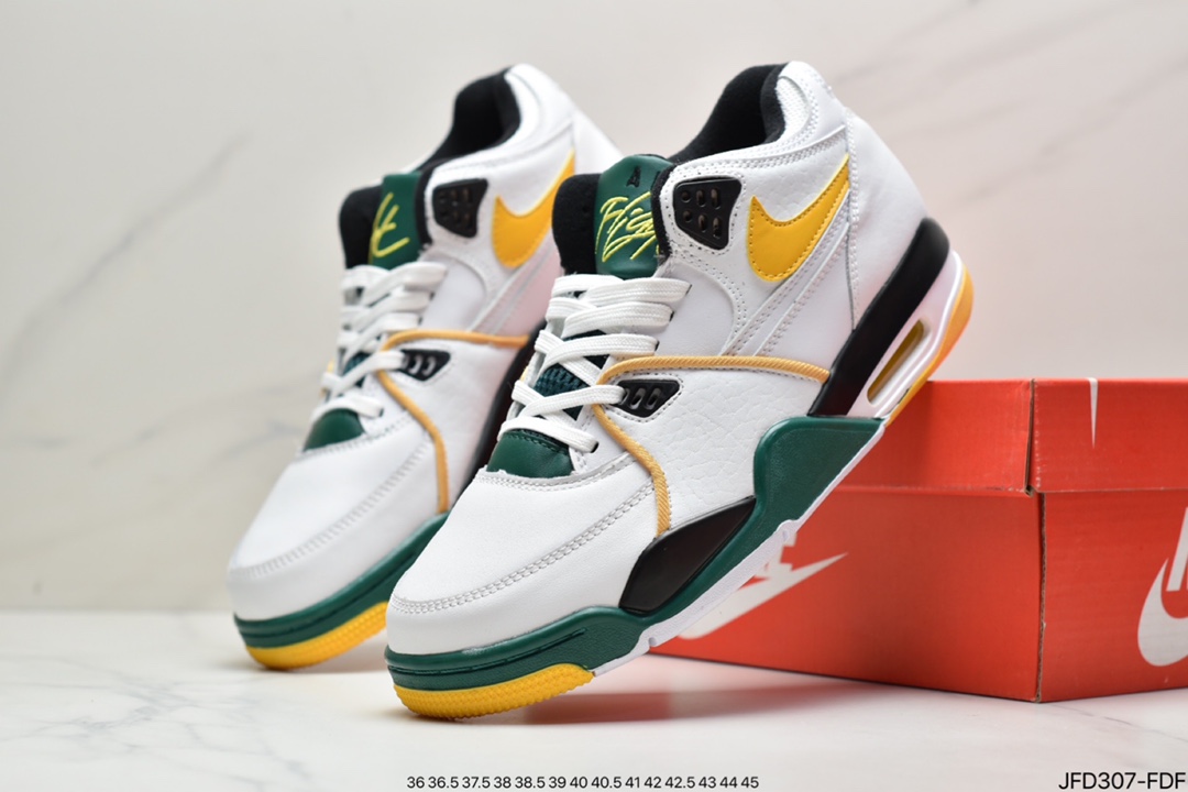 The Nike Air Flight 89 combines the classic Air Jordan 3 and Air Jordan 4 elements into one Air Flight 89 DD1173-100
