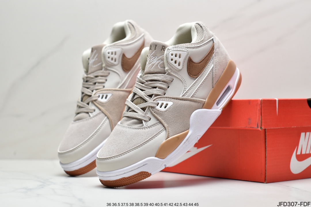 The Nike Air Flight 89 combines the classic Air Jordan 3 and Air Jordan 4 elements into one Air Flight 89 DD1173-100