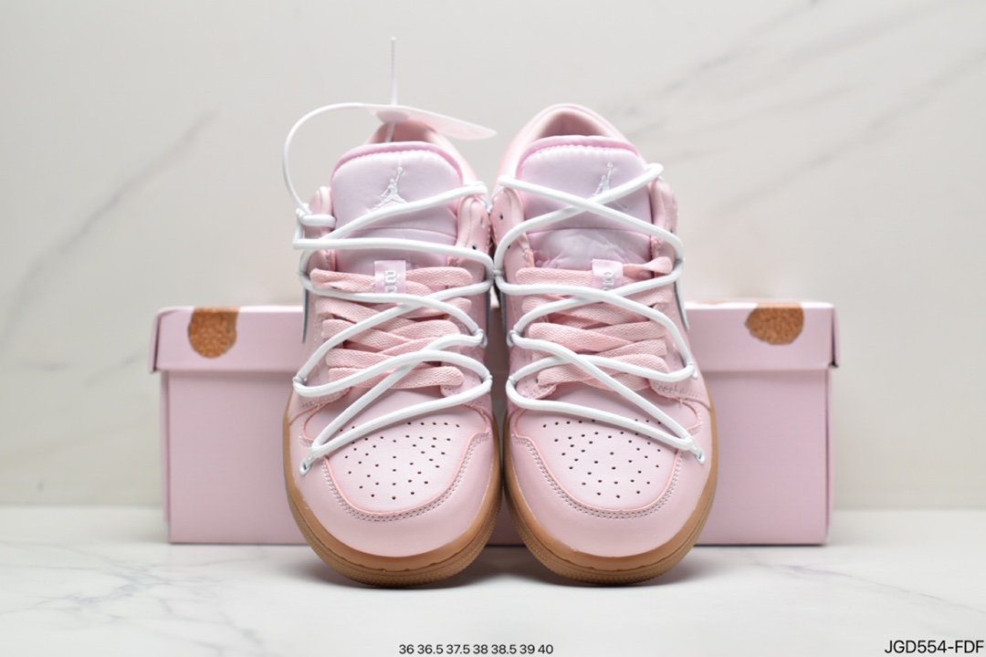 Nike Wmns Air Jordan 1 Low”White Wolf Grey”AJ1 Jordan Generation Low-Top Basketball Shoes DC0774