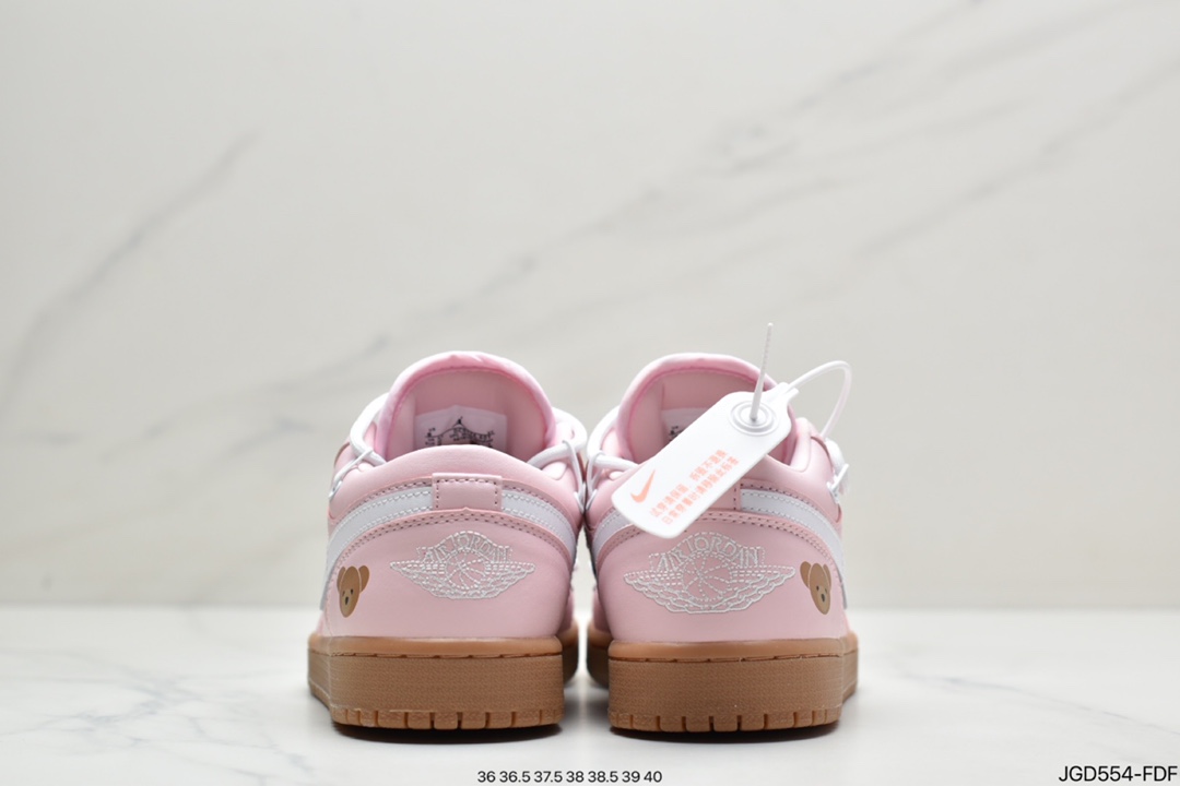 Nike Wmns Air Jordan 1 Low”White Wolf Grey”AJ1 Jordan Generation Low-Top Basketball Shoes DC0774
