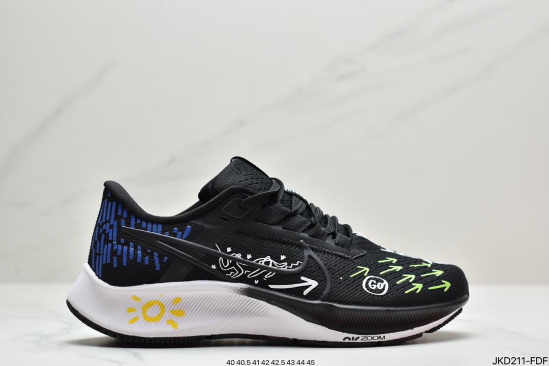 Pegasus 38 moon landing 38 generation series nine needle eye mesh breathable cushioning fast running shoes DJ5397-100