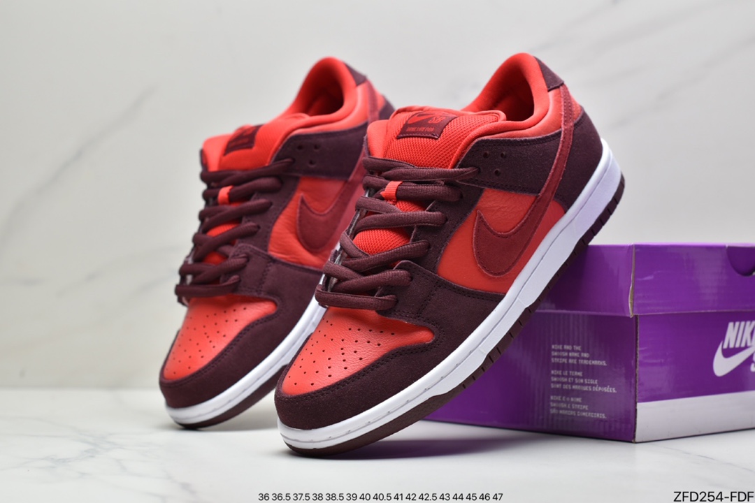 Nike SB Dunk Low Pro Slam Dunk Series Retro Low Top Casual Sports Skateboard Shoes CW1590