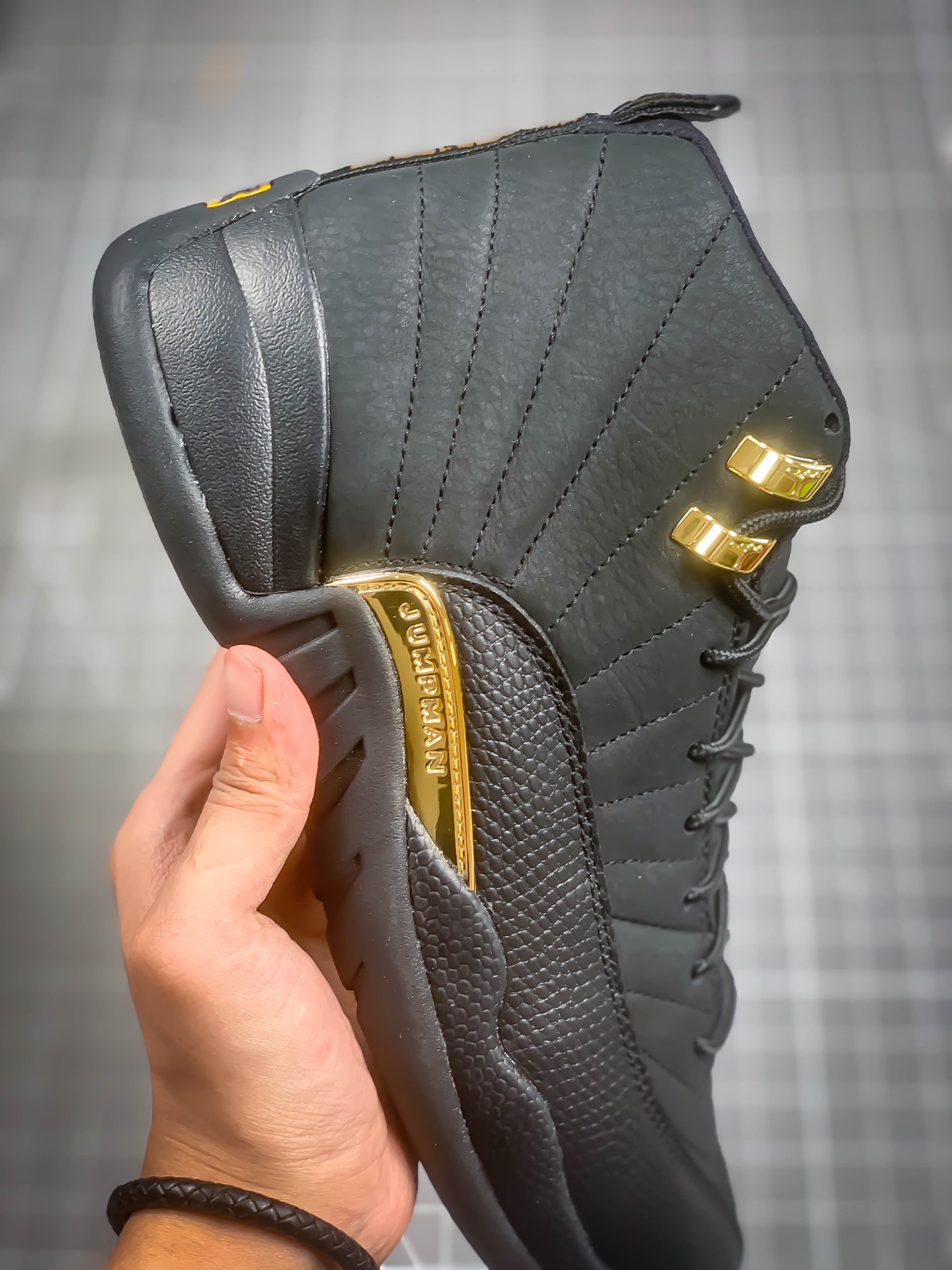 乔丹airjordan12retroblacktaxiaj12乔12黑金复古男子文化篮球鞋ct801