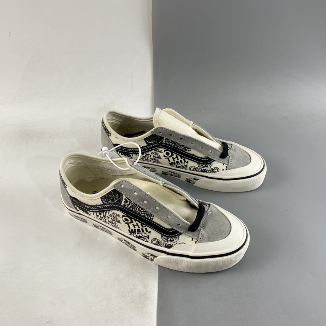 Vans Style 36 Decon Sf Half Moon Baotou Street Bus Retro Classic Casual Vulcanized Plate Shoes VN0A3MVLVOG