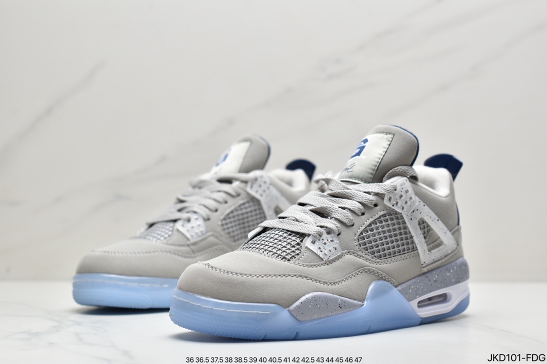 Nike Air Jordan 4 Retro ColumbiaAJ4 Joe 4 Michael Jordan AJ4 generation mid-top retro casual sports culture basketball shoes