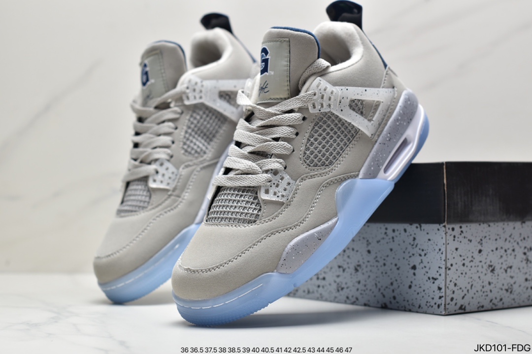 Nike Air Jordan 4 Retro ColumbiaAJ4 Joe 4 Michael Jordan AJ4 generation mid-top retro casual sports culture basketball shoes