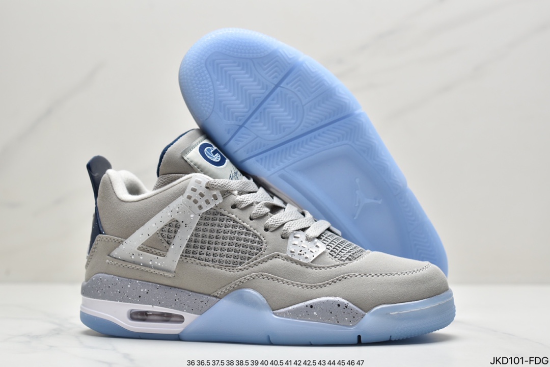 Nike Air Jordan 4 Retro ColumbiaAJ4 Joe 4 Michael Jordan AJ4 generation mid-top retro casual sports culture basketball shoes