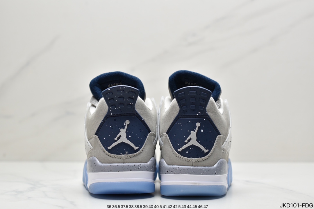 Nike Air Jordan 4 Retro ColumbiaAJ4 Joe 4 Michael Jordan AJ4 generation mid-top retro casual sports culture basketball shoes