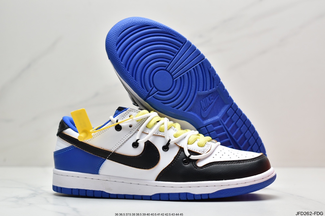 Futura x Nike Dunk Low SB Joint Deconstruction Strap Skateboard Shoes DD1391-100