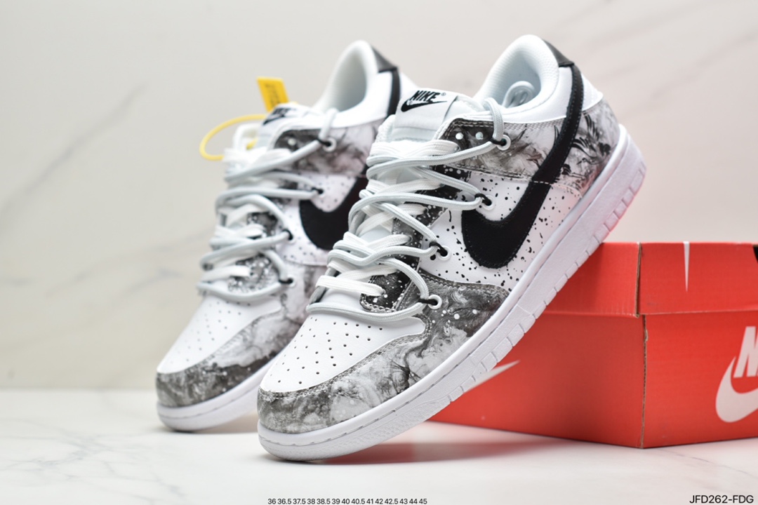 Futura x Nike Dunk Low SB Joint Deconstruction Strap Skateboard Shoes DD1391-100
