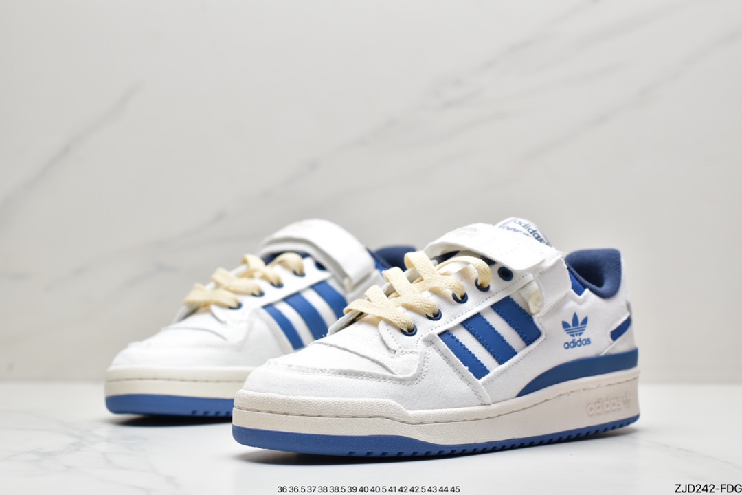 Adidas Clover Originals Forum 84 Low Roman Series Velcro Sneakers