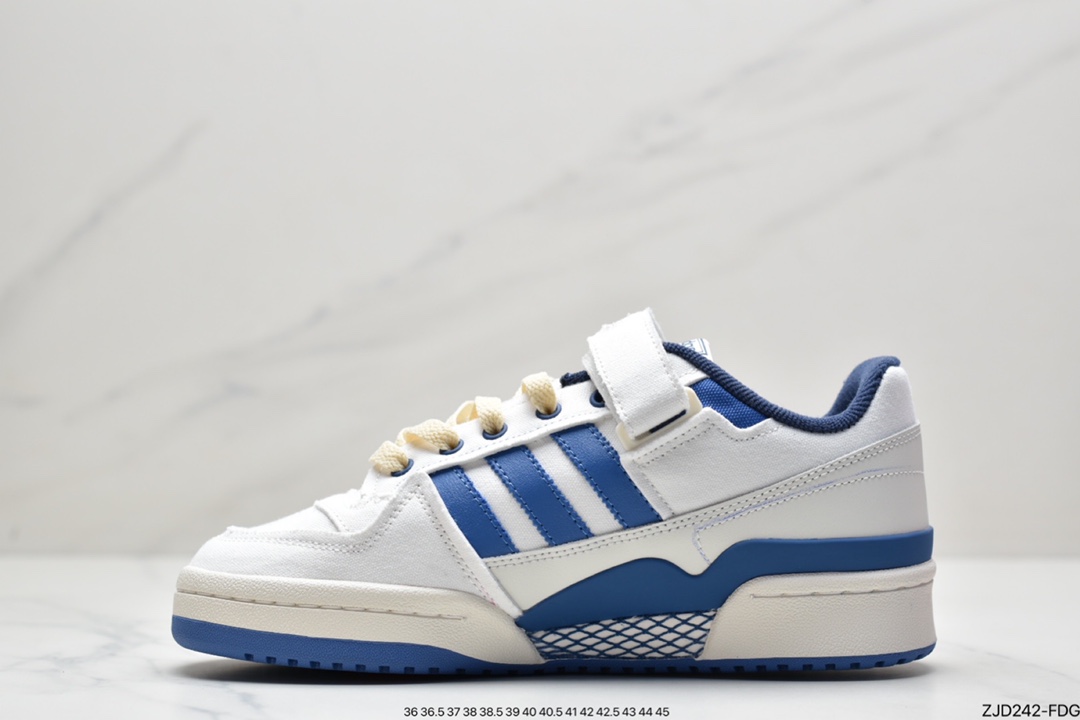 Adidas Clover Originals Forum 84 Low Roman Series Velcro Sneakers