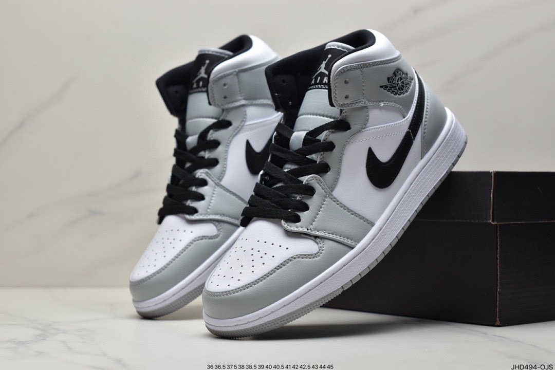 Air Jordan 1 Mid ”Obsidian” Obsidian Qiao Yi Zhongbang 554724-174