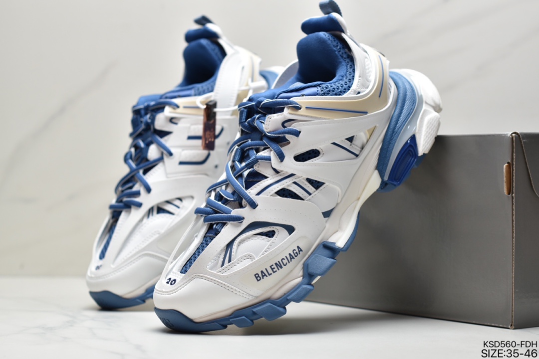 BALENCIAGA Track Trainers 3.0 generation retro wild running grandfather trend all-match jogging shoes