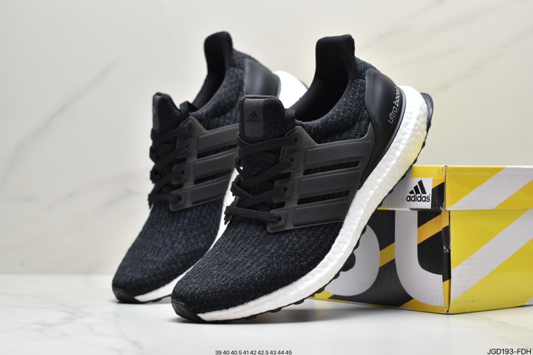 UB4.0 Adidas Ultra Boost LTD woven real popcorn outsole breathable cushioning running shoes BA8841