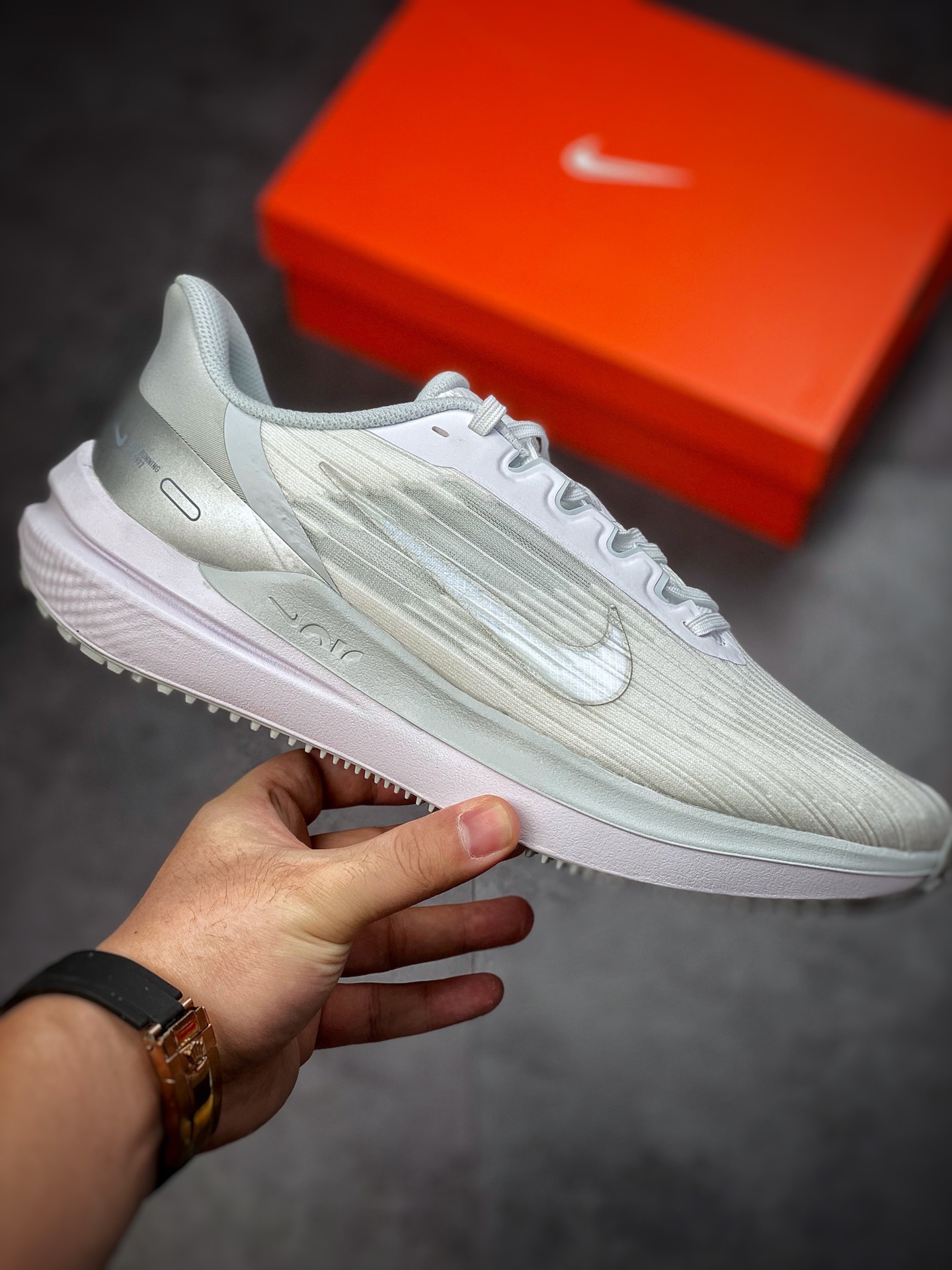 Nike Air Zoom Winflo 9 Grey Silver DD8686-100