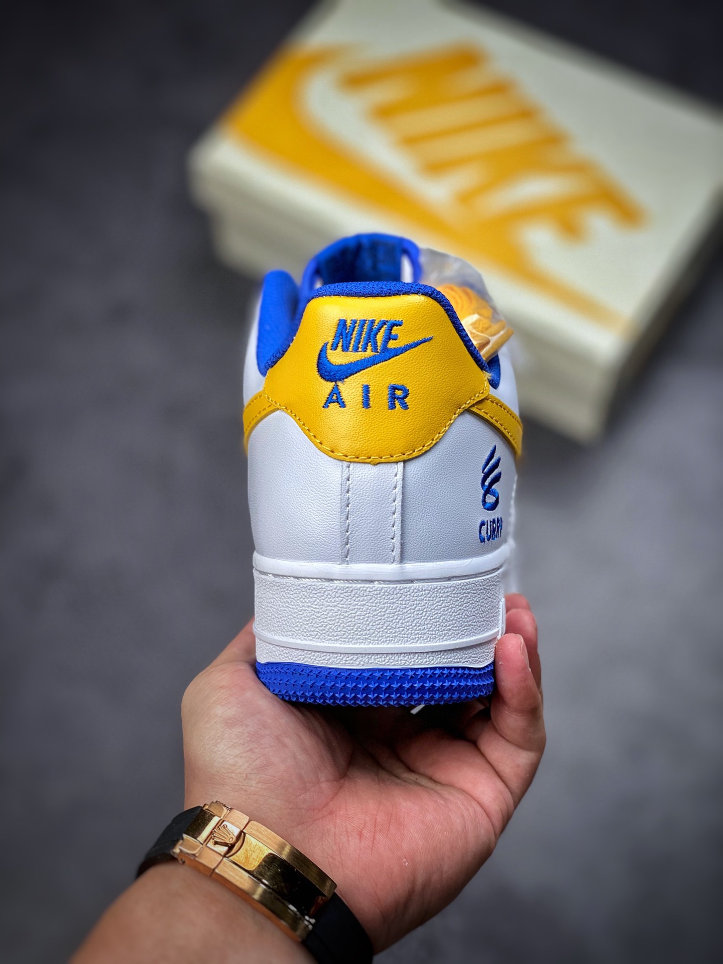 Nike Air Force 1 Low 07 Warriors Curry BS8856-115