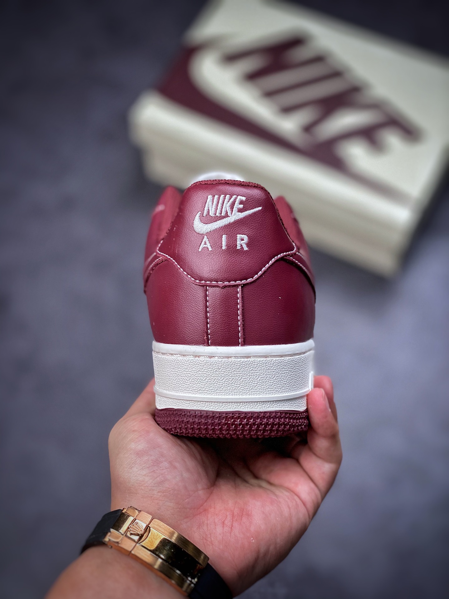 Nike Air Force 1 Low 07 Wine Red Mark Line JH6969-281