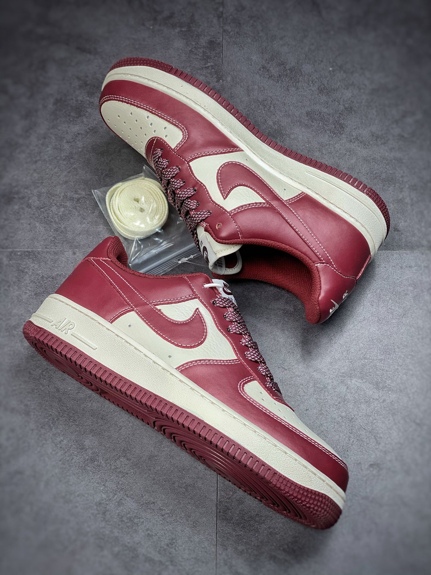 Nike Air Force 1 Low 07 Wine Red Mark Line JH6969-281