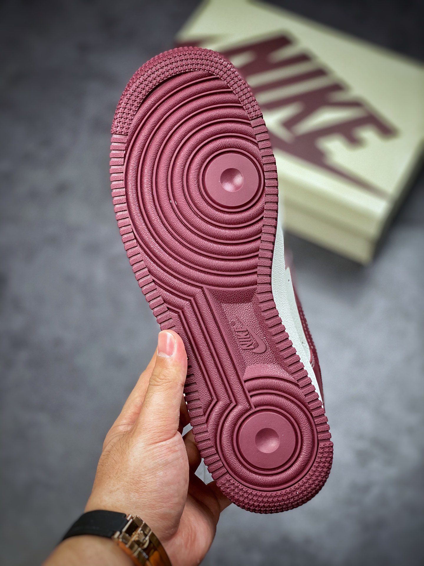 Nike Air Force 1 Low 07 Wine Red Mark Line JH6969-281