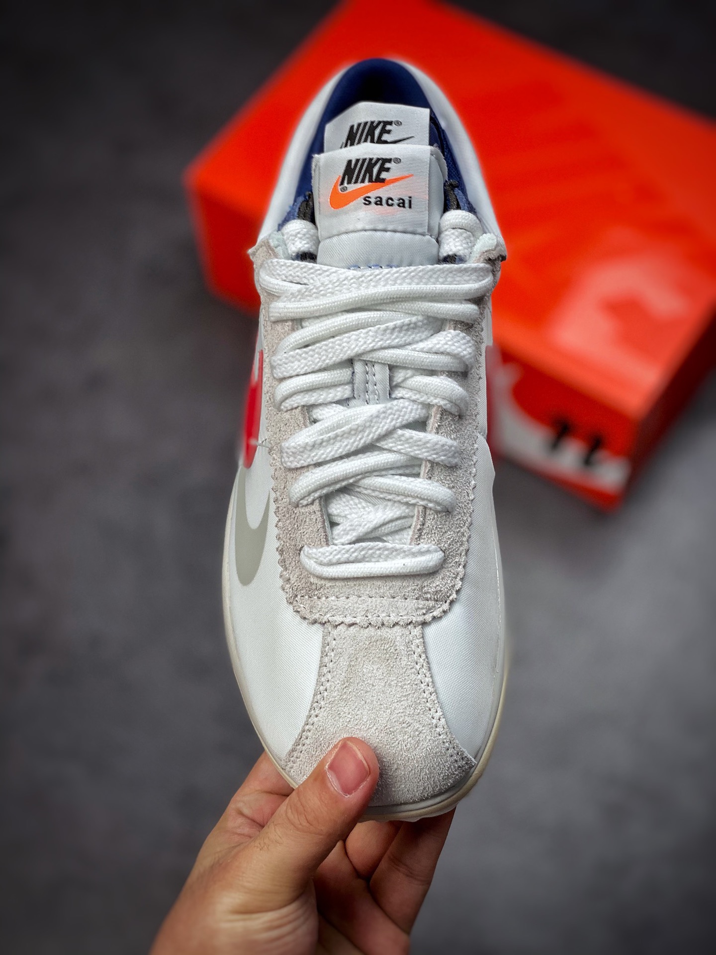 Sacai x Nike Zoom Cortez Off-White Red DQ0581-100