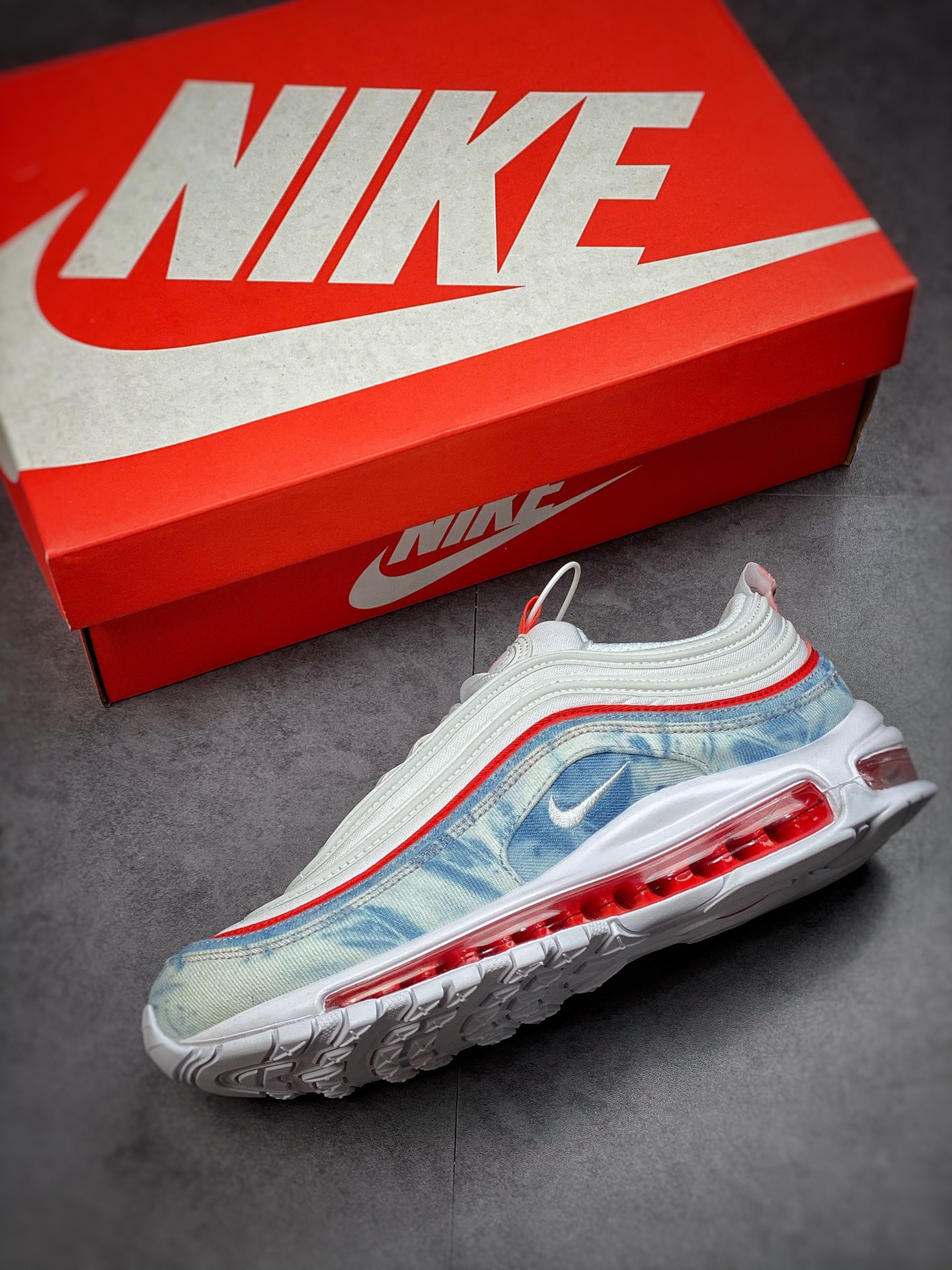 Nike Air Max 97 Washed Denim DV2180-900-Top High Quatity Cheap Sneakers Fashion Clothing Clothes Bags handbags Shoes of all Brand wholesale With The best Quality And Beautiful Price from China Factory Chinese suppliers wholesaler seller Nike Air Max 97 Washed Denim DV2180-900