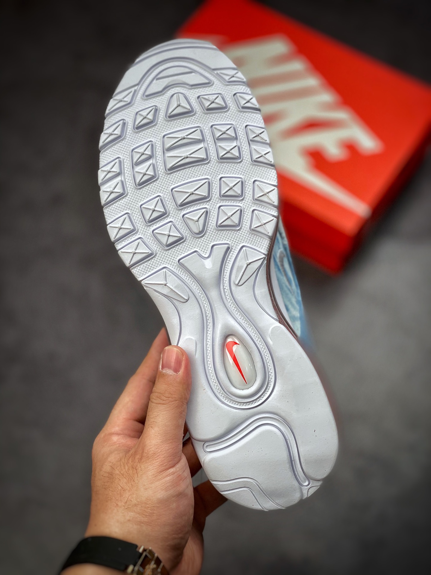 Nike Air Max 97 Washed Denim DV2180-900-Top High Quatity Cheap Sneakers Fashion Clothing Clothes Bags handbags Shoes of all Brand wholesale With The best Quality And Beautiful Price from China Factory Chinese suppliers wholesaler seller Nike Air Max 97 Washed Denim DV2180-900