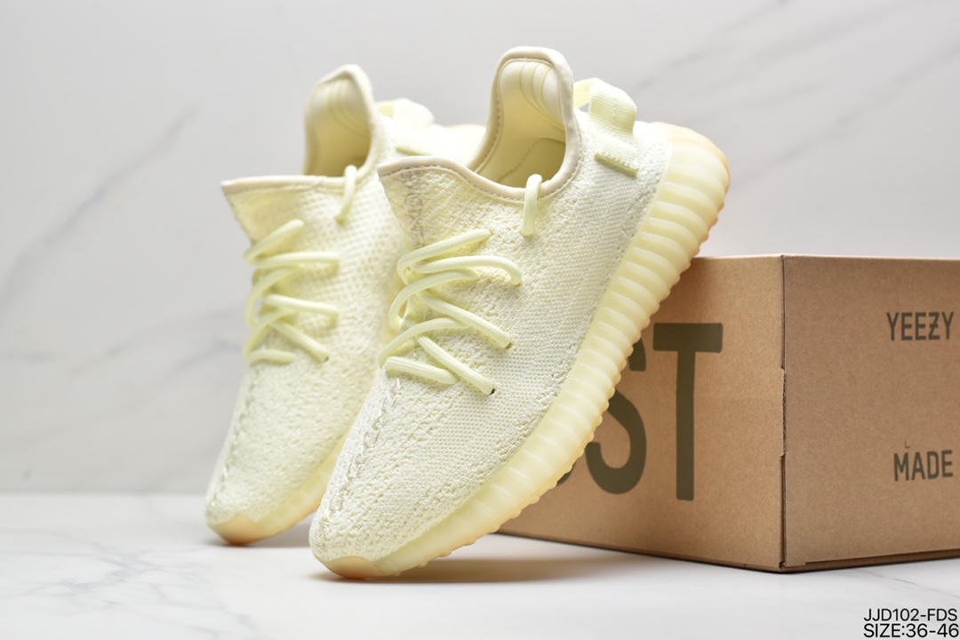 Really Explosive Ride Kanye West x Adidas Yeezy Boost 350 V2 ”Light” Cotton White FU9007