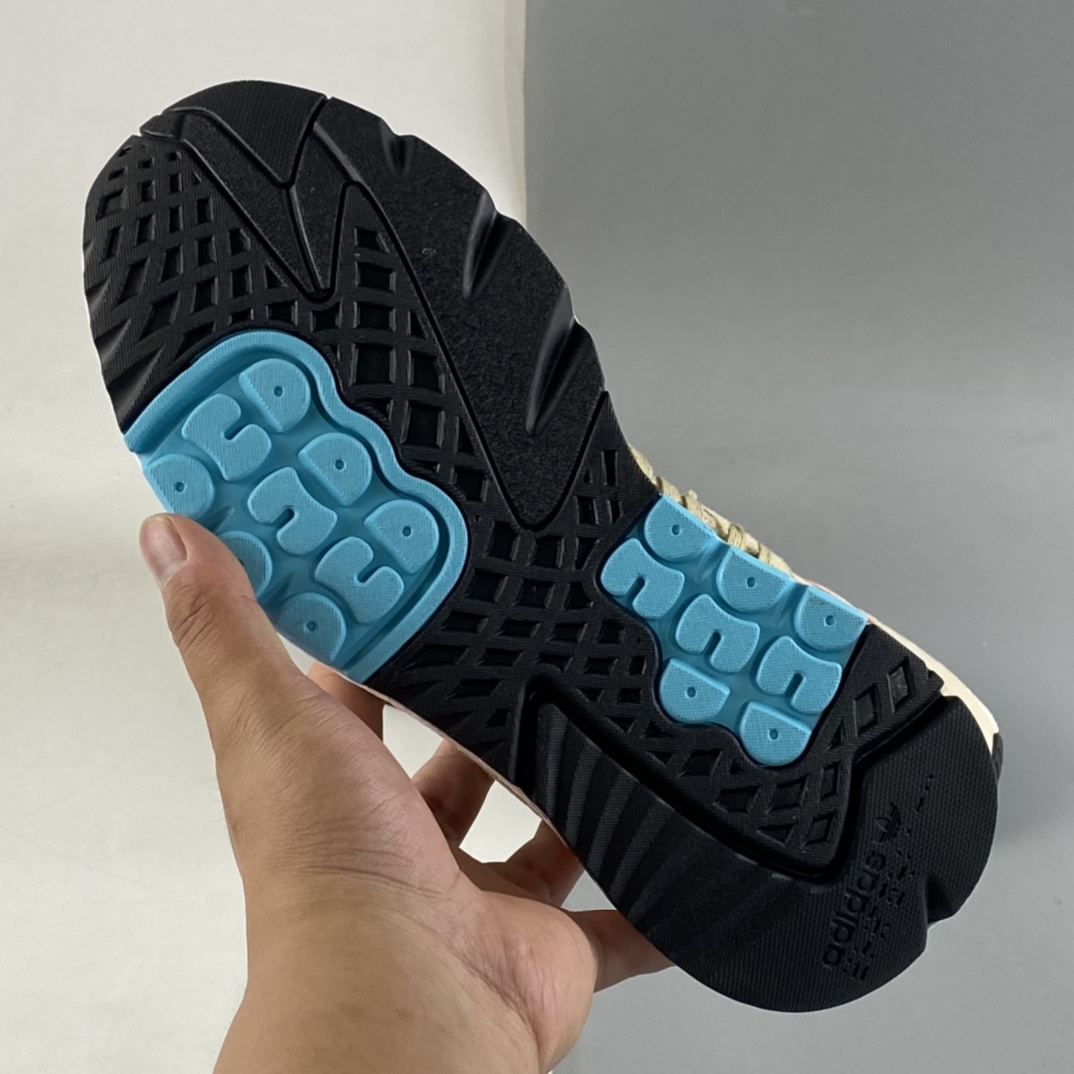 Adidas Nite Jogger Boost Adidas Nightcrawler Popcorn Outsole Retro Running Shoes FW6703