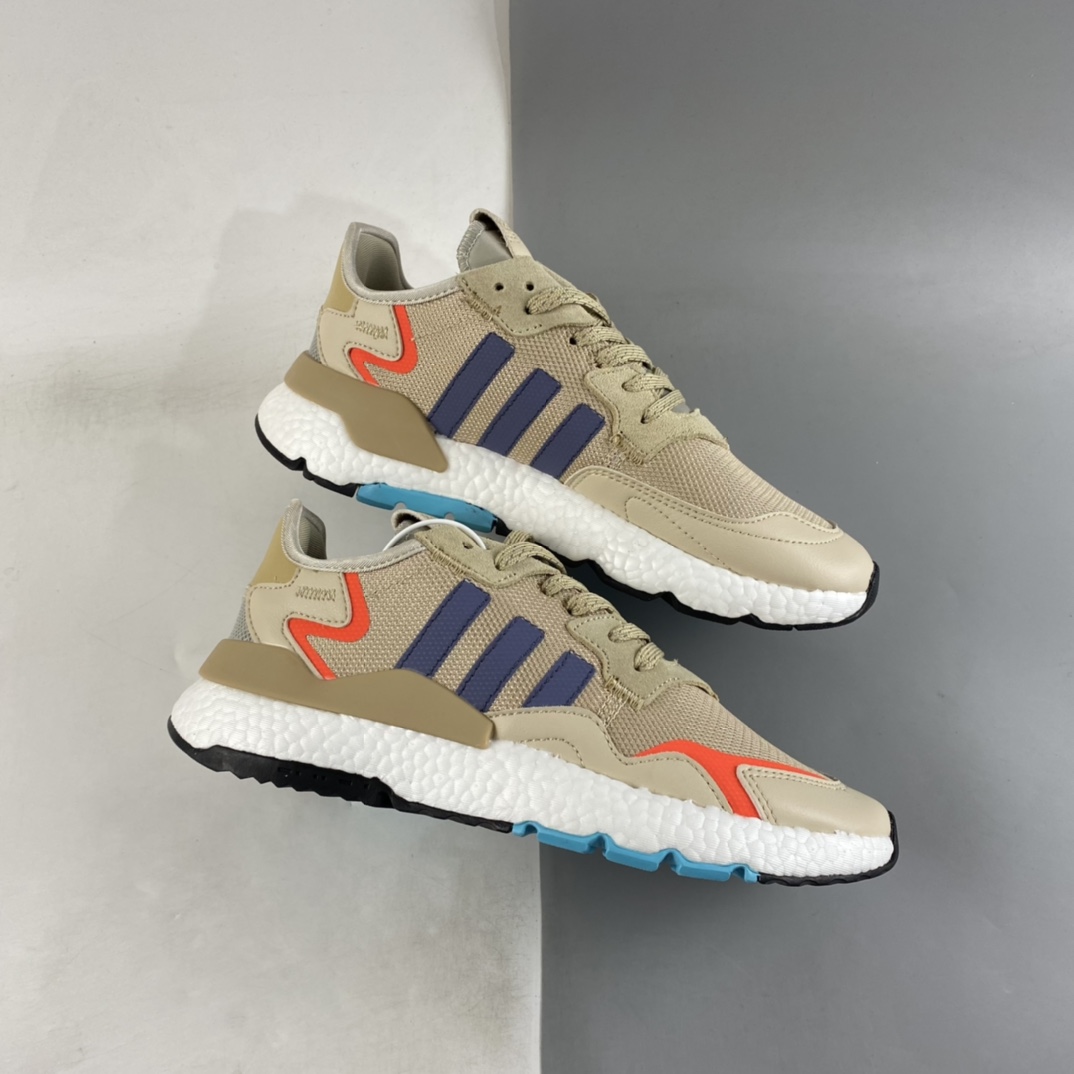 Adidas Nite Jogger Boost Adidas Nightcrawler Popcorn Outsole Retro Running Shoes FW6703