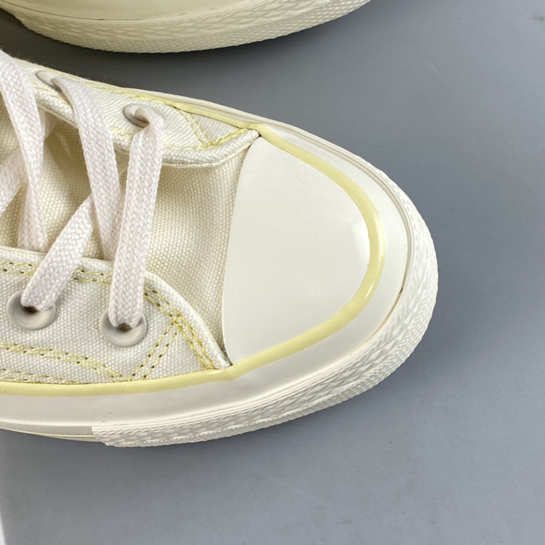 Converse Chuck 1970S May new stitching series cheese yellow color matching high-top casual shoes A00541C