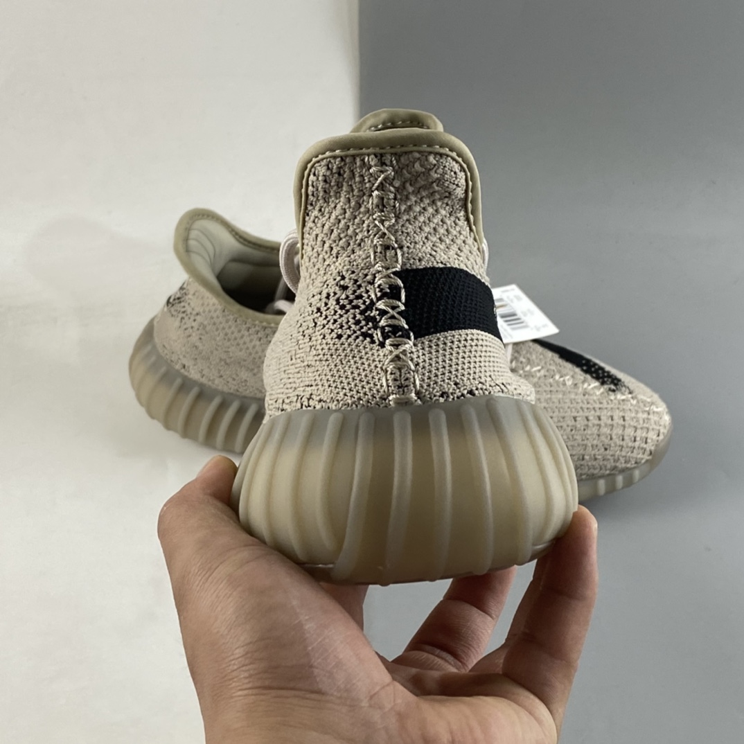 Adidas Yeezy Boost 350V2 Coconut 350 Series / Khaki Black ”Sesame Paint Strip” HP7870