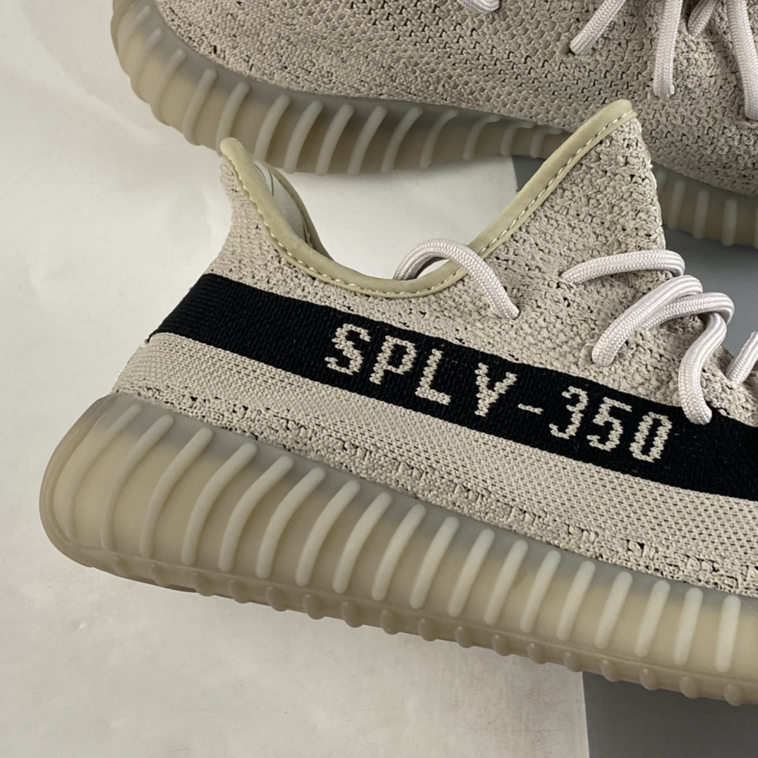 Adidas Yeezy Boost 350V2 Coconut 350 Series / Khaki Black ”Sesame Paint Strip” HP7870