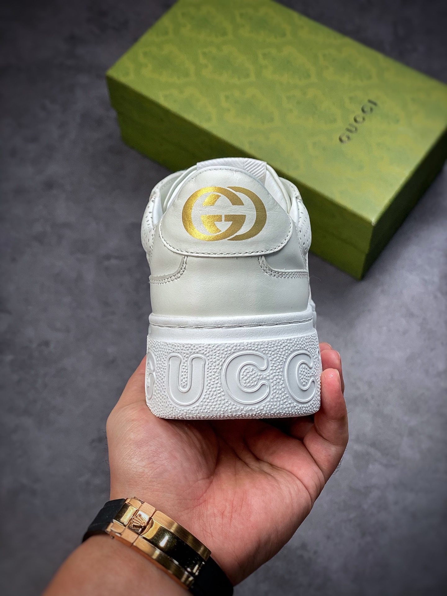 Purchasing Designated Chip Edition #GucciGG Sports Casual Shoes Collection High Luxury Gucci Screener GG High-Top Sneaker Sports Casual Shoes Collection