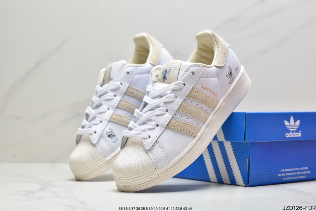 Adidas Superstar Shell Toe Soft Blue Sole Casual Sneakers