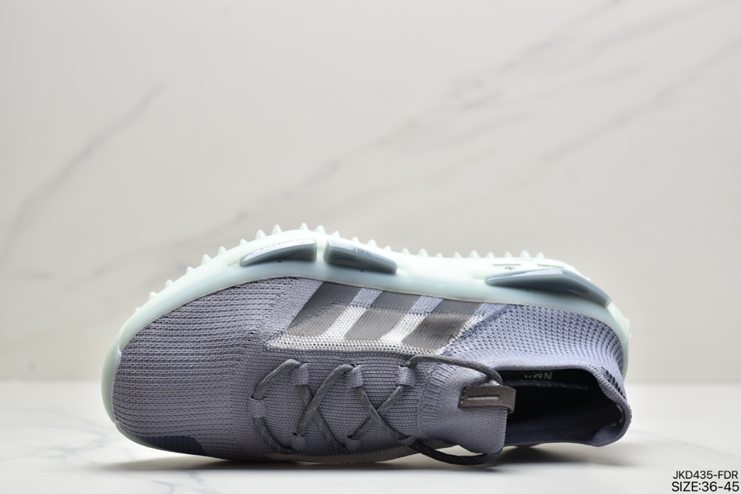 Really explosive ADI NMD_S1 Edition ”Cloud White” S1 series sock-type sports and leisure running shoes GZ7902