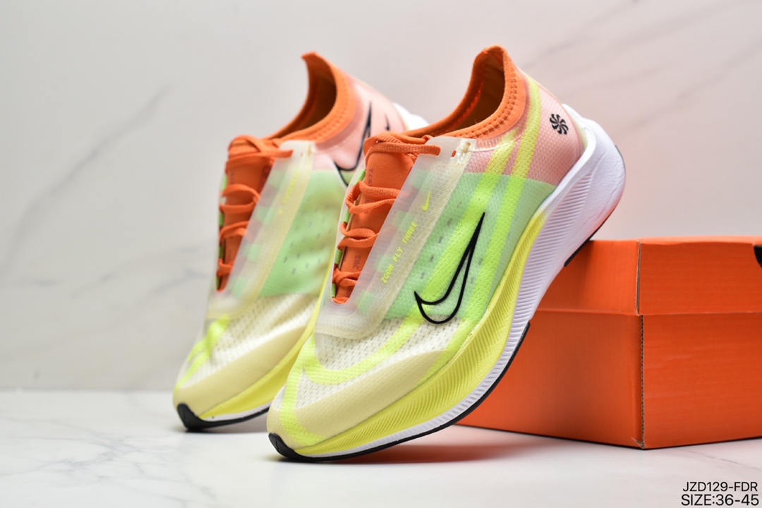 140 真标耐克Nike ZOOM FLY 3 登月贾卡面透气 AT8240