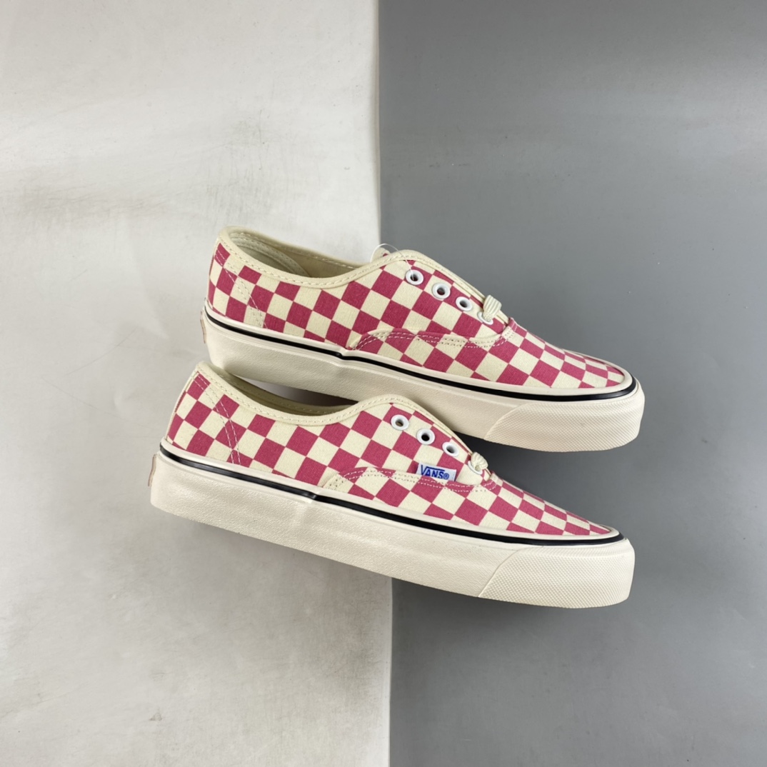 Vans Authentic Vans Comfortable Breathable Checkerboard Women's Casual Skateboard Shoes VN0A54F241J