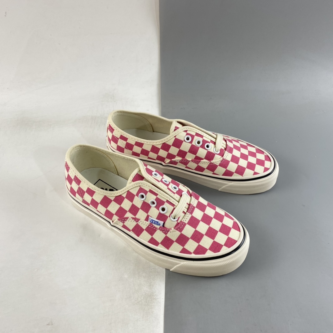 Vans Authentic Vans Comfortable Breathable Checkerboard Women's Casual Skateboard Shoes VN0A54F241J