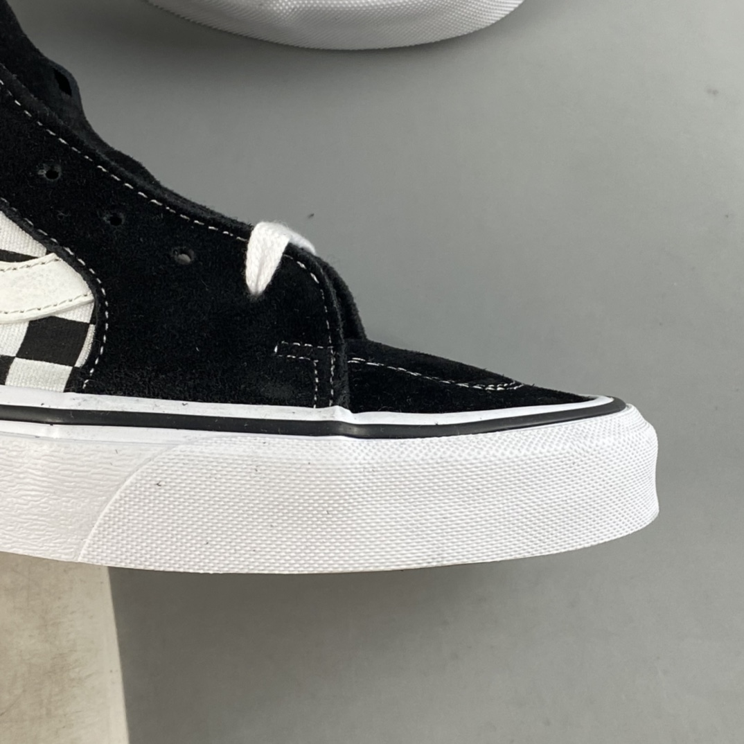 P160 Vans Sk8-Hi 范斯官方黑白棋盘格街头风高帮板鞋 VN0A3TKNQXH