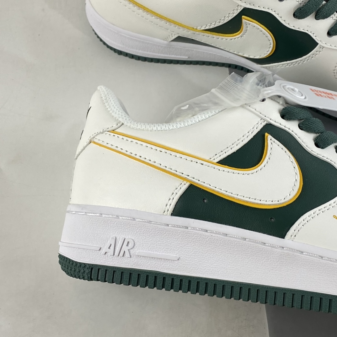 P240 Nike Air Force 1’07 Low 白绿金勾 空军一号低帮休闲板鞋 BS8861-202