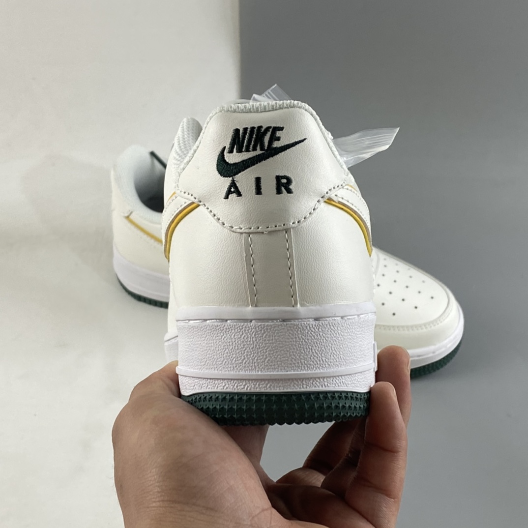 P240 Nike Air Force 1’07 Low 白绿金勾 空军一号低帮休闲板鞋 BS8861-202