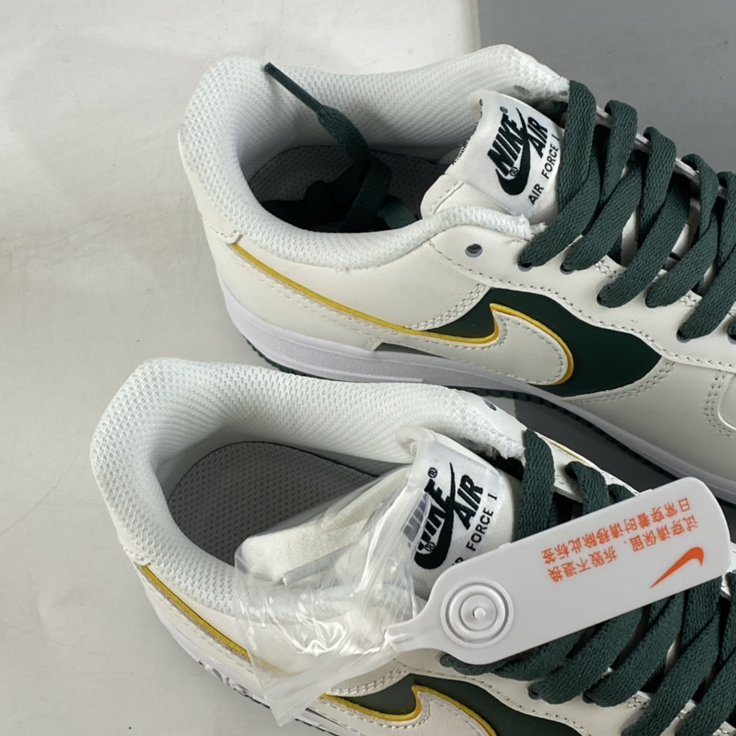 P240 Nike Air Force 1’07 Low 白绿金勾 空军一号低帮休闲板鞋 BS8861-202