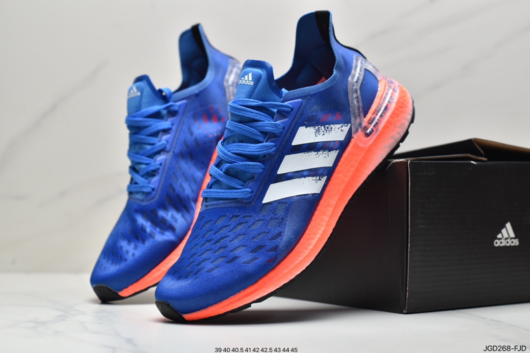 Adidas Ultra Boost PB Breeze Ice Silk Mesh 2020 New Sports Popcorn Casual Running Shoes EG0428