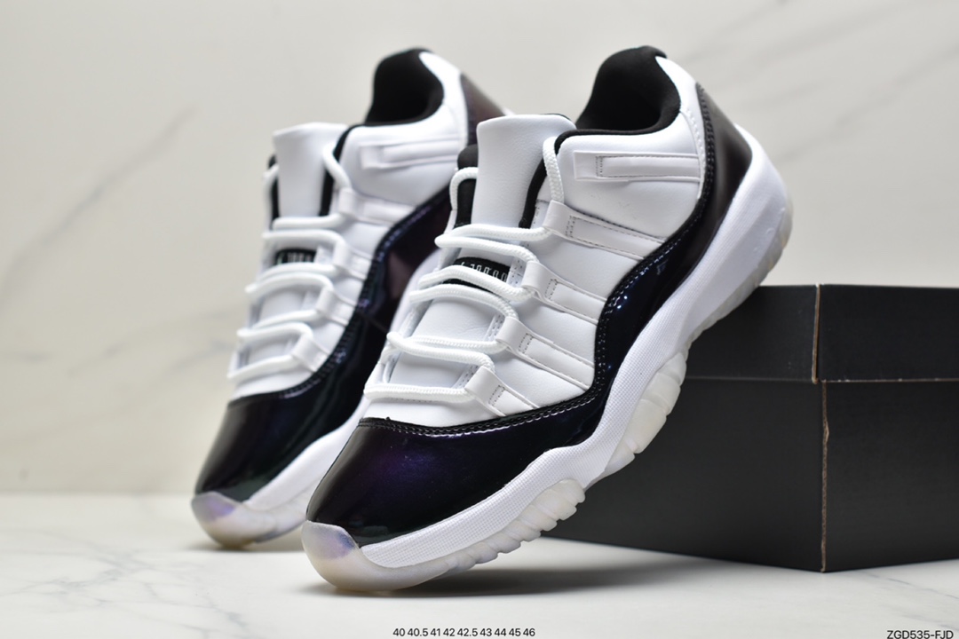 Nike Air Jordan 11 Retro Low ”Concord Bred” AJ11 basketball shoes AV2187-160